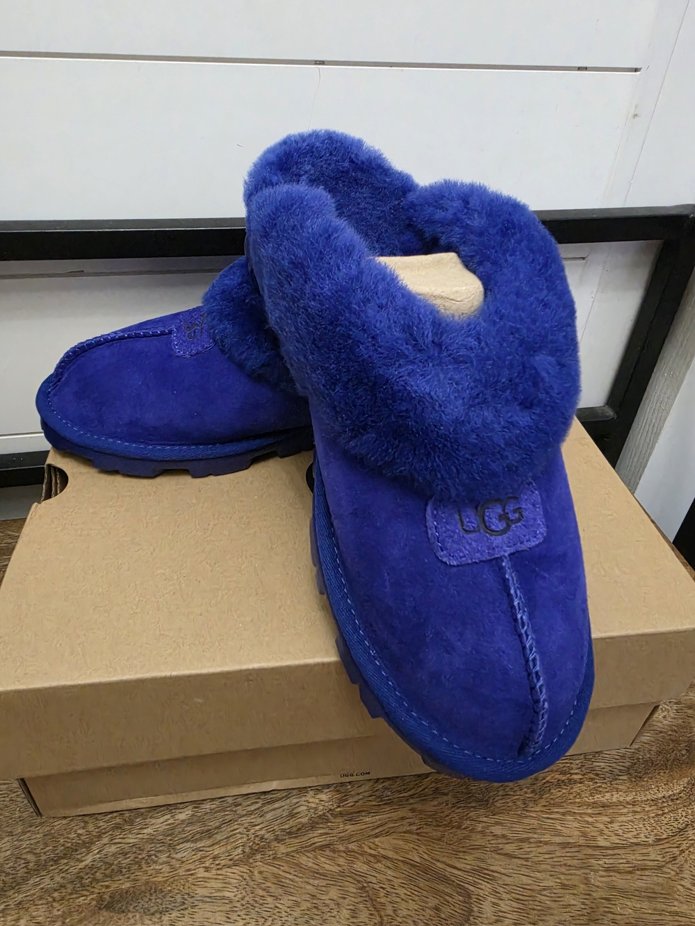 UGG Coquette Naval Blue Women's Shoes 10M